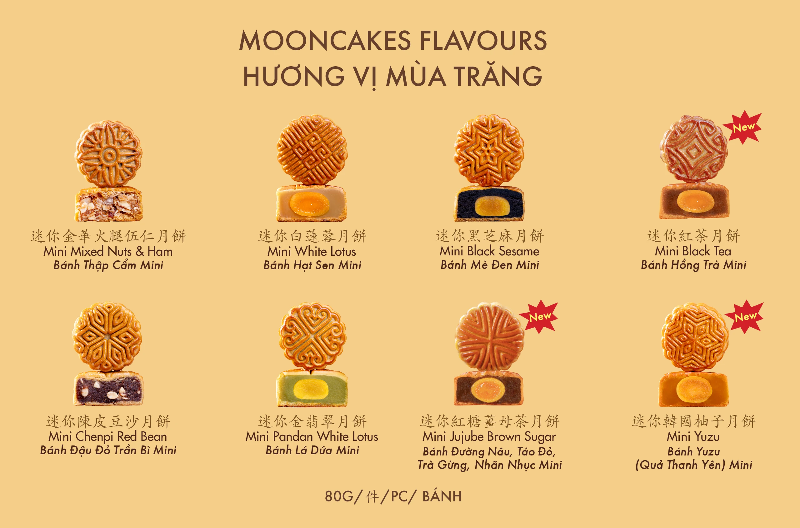 8 hương vị bánh Trung thu thượng hạng Dim Tu Tac 2026
